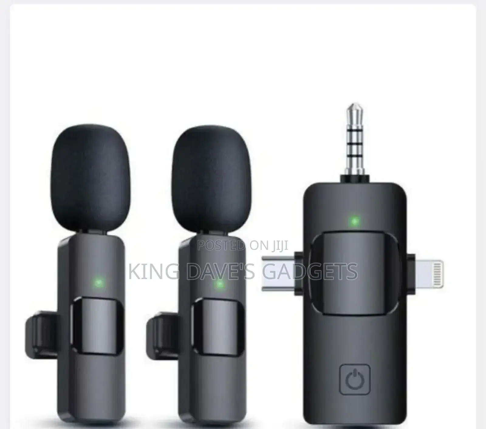 3 in 1 Wireless Lapel Microphone