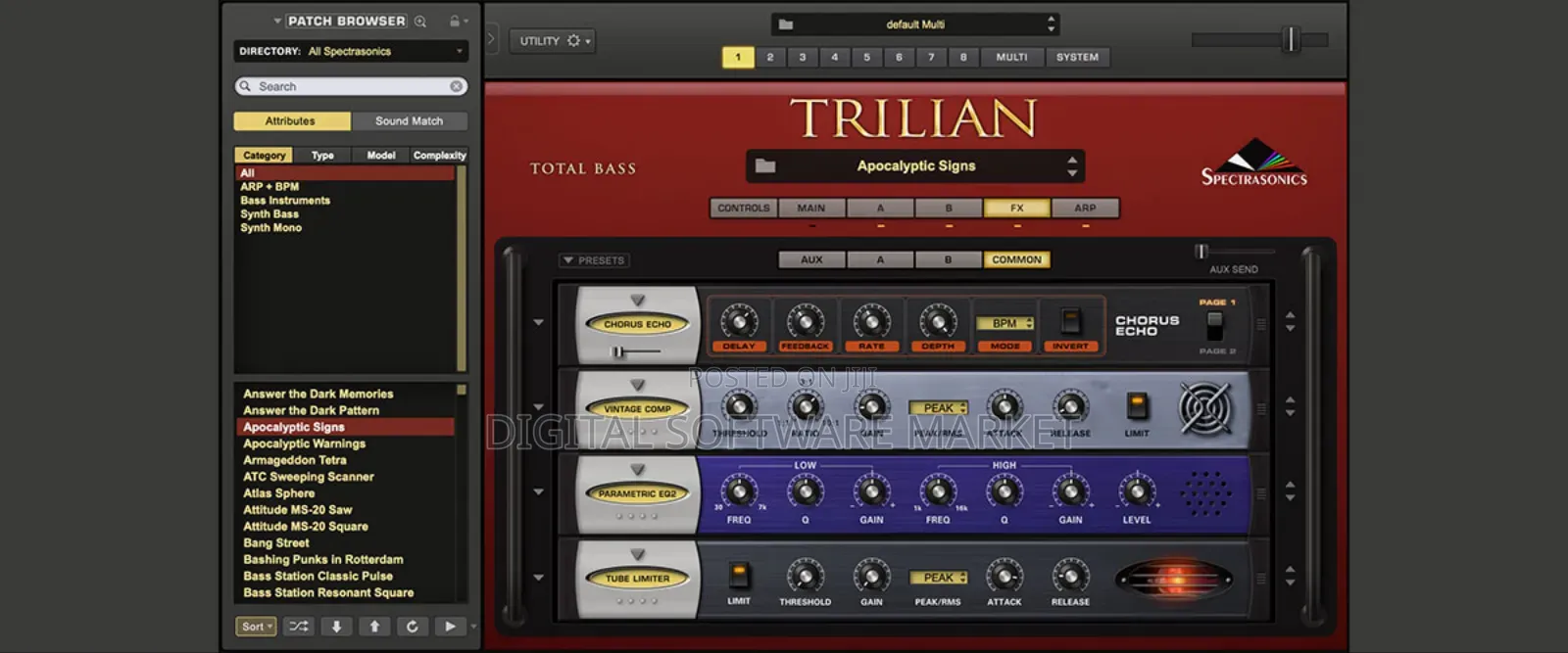 Spectrasonic Trilian Complete With Library
