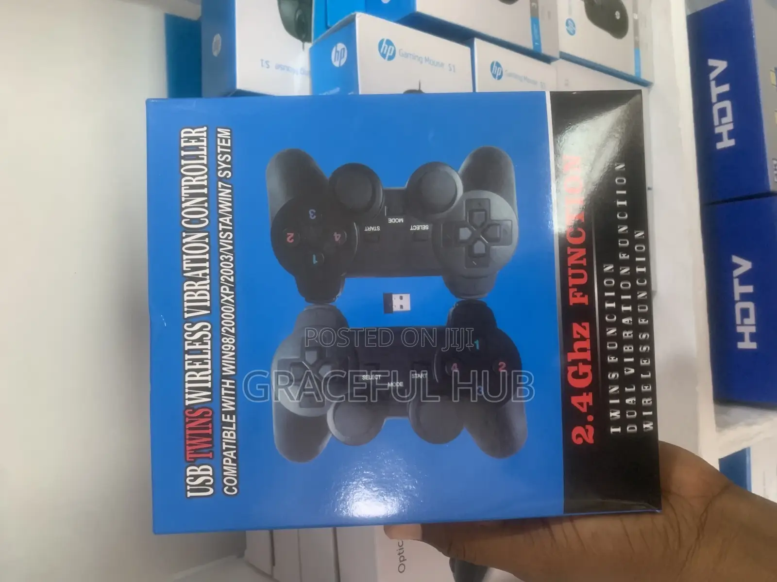 Twins Usb Wireless Vibration Controller