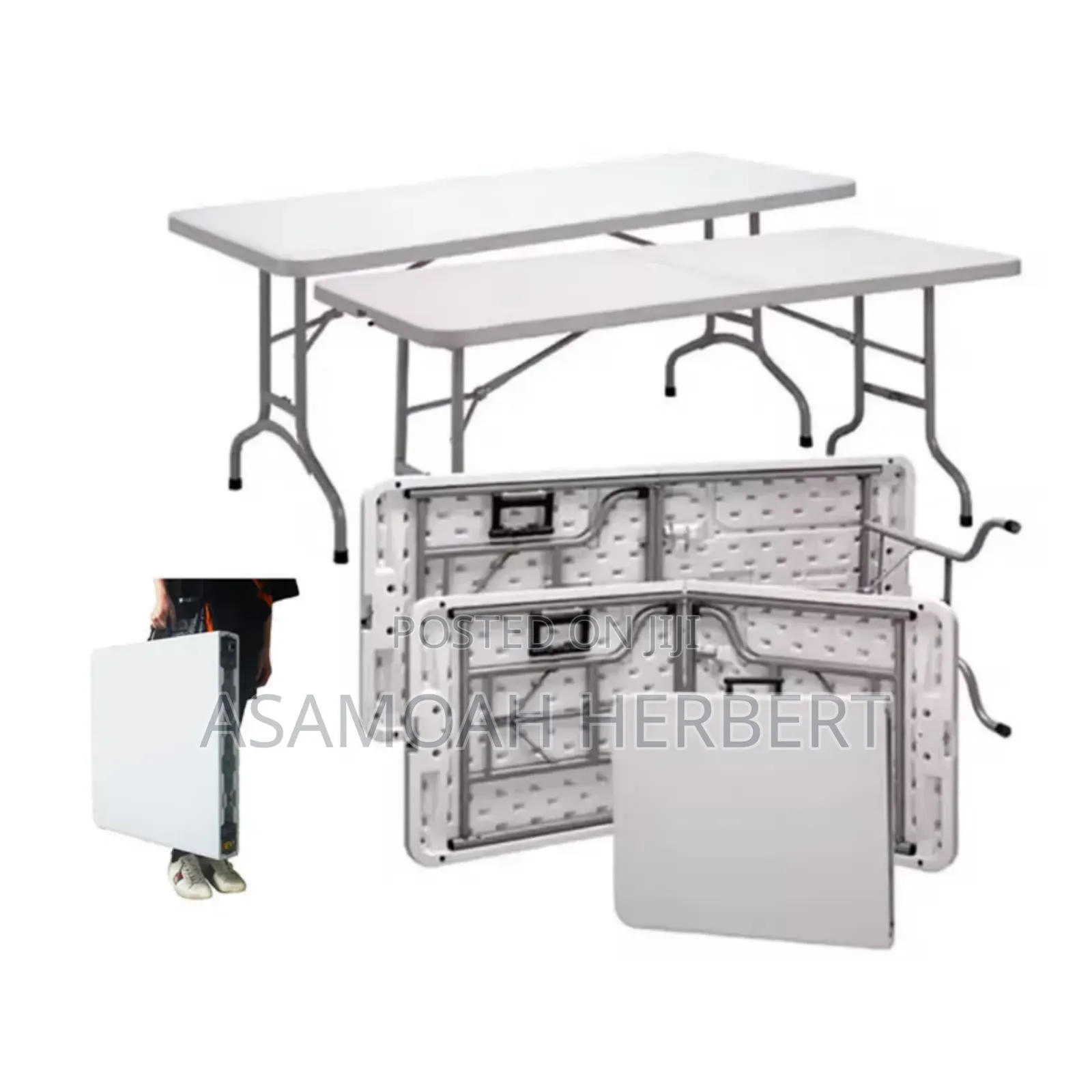 White Foldable Table Is Original With Chip Price