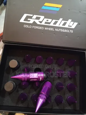 Wheel Nuts in Different Colors for Sale
