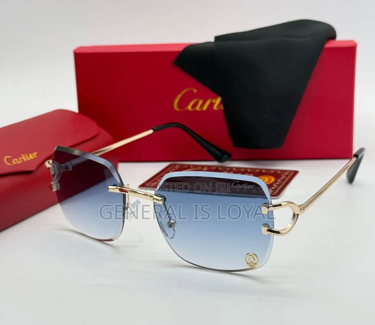 Cartier Glasses Sea Blue