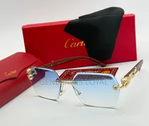Cartier Glasses Sea Blue