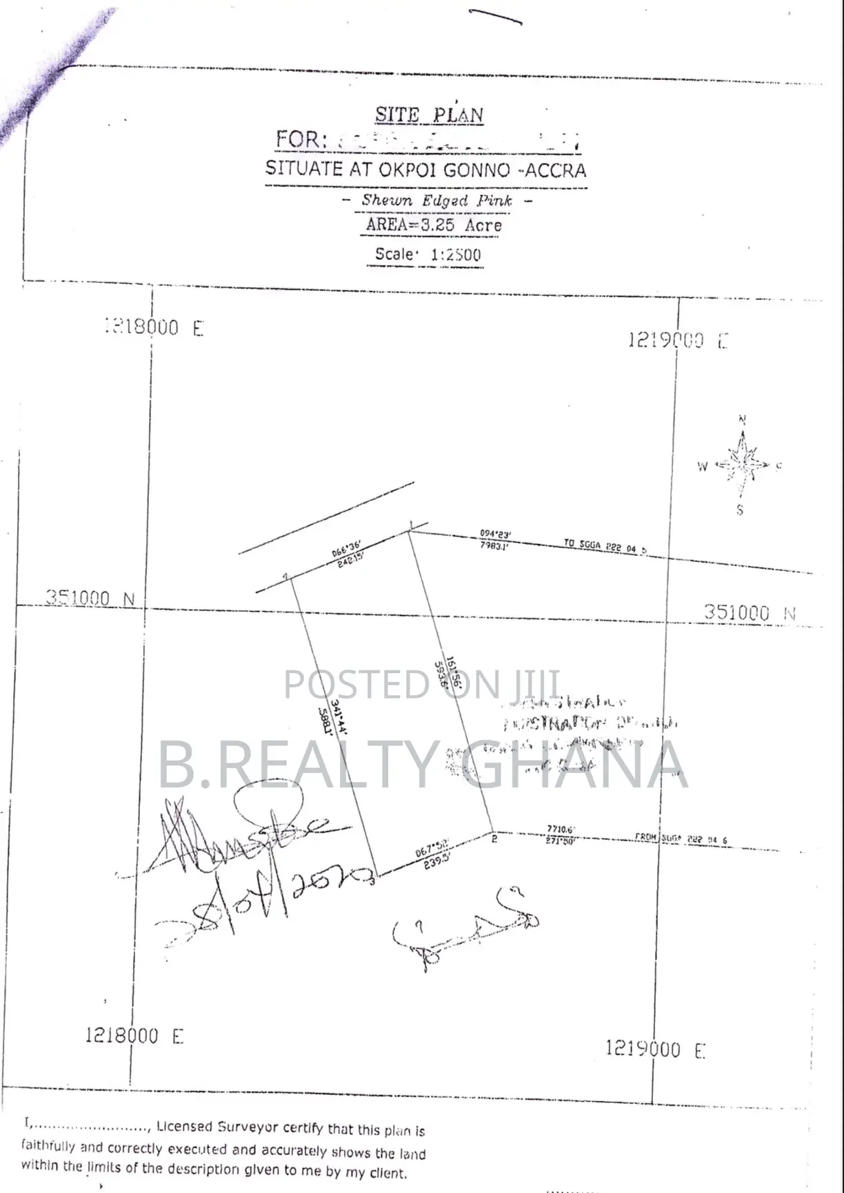 3 Acres of Land at Spintex for Sale