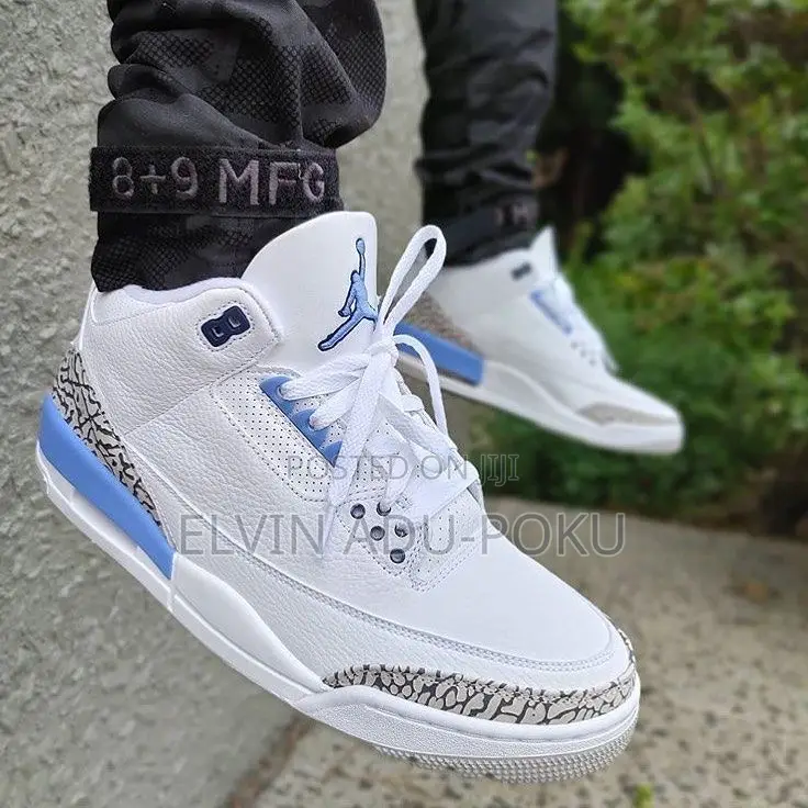 Air Jordan 3 Unc “White/ Blue”