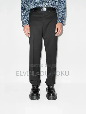 Prada Monolith Leather Loafers.