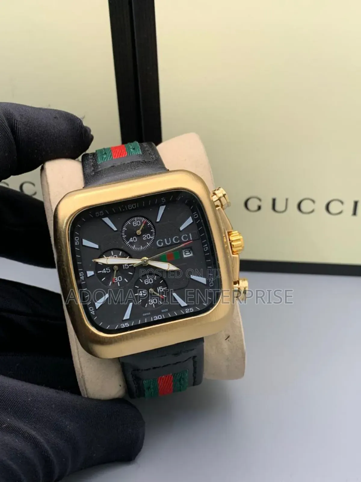 High Quality Gucci Leather Watch