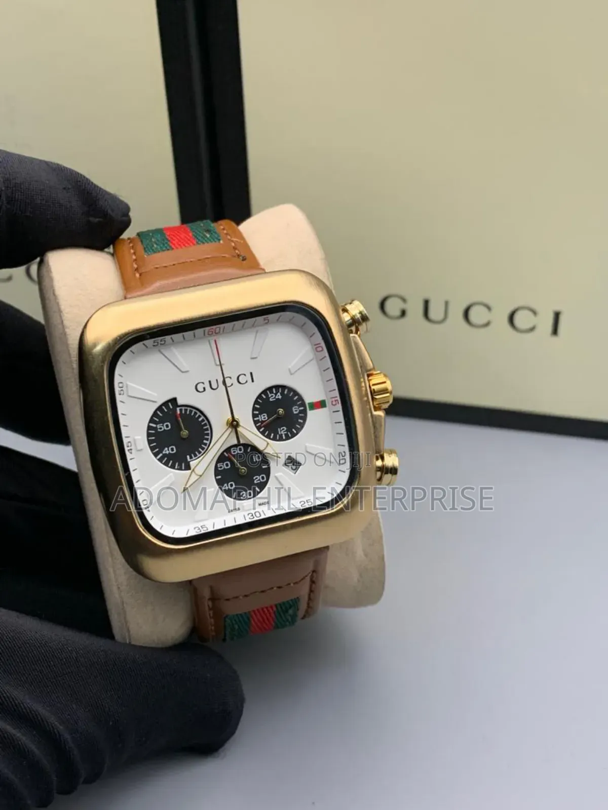 High Quality Gucci Leather Watch