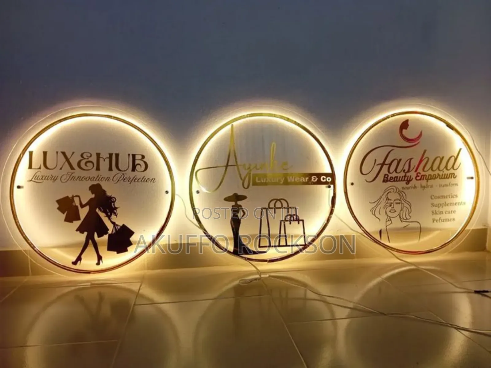 2d Signages for Salons