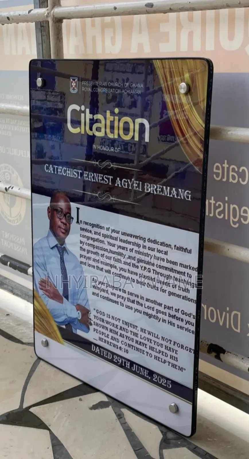 Picture Frames/Citation