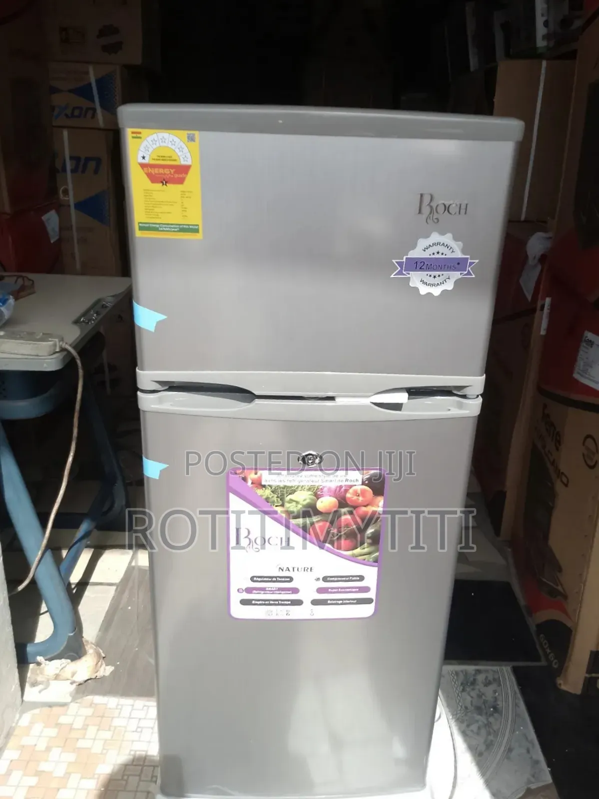 Roch Refrigerator Top Freezer 117 Liters Chill Good