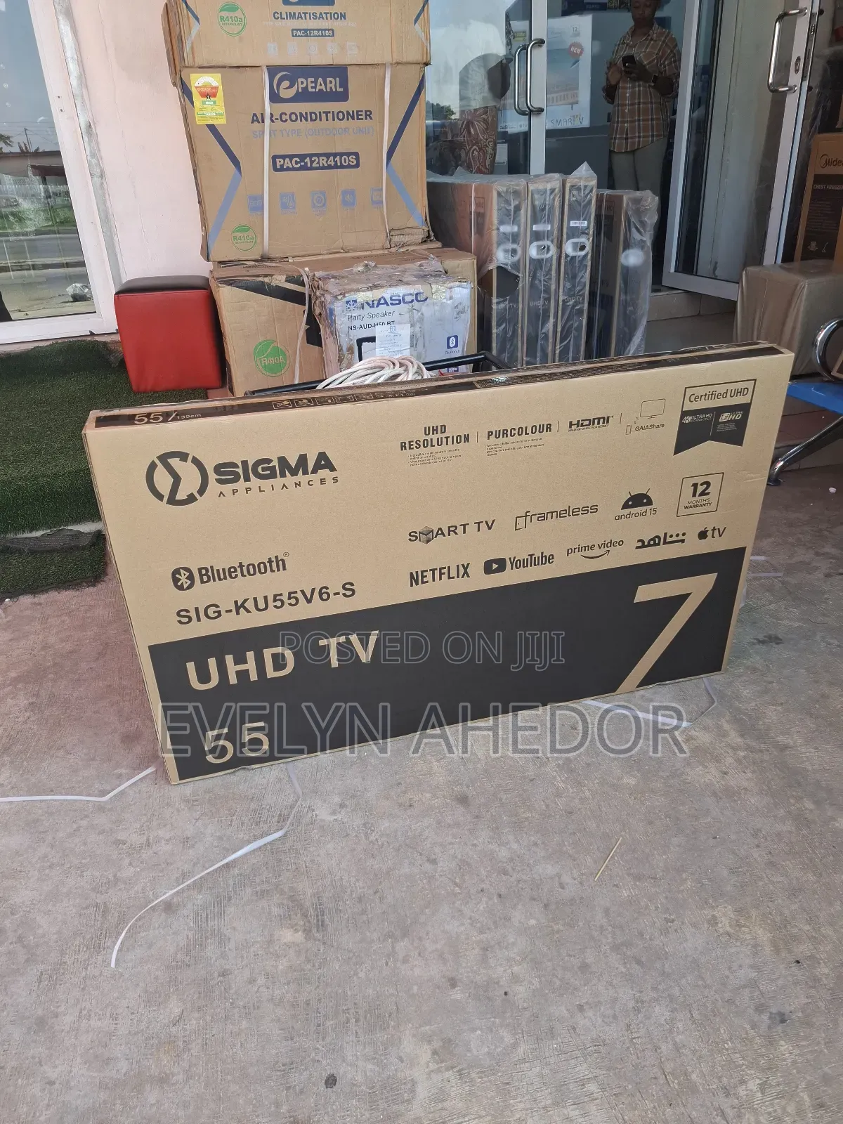 Quality and Affordable Sigma 55 Inches Smart Tv Full Uhd
