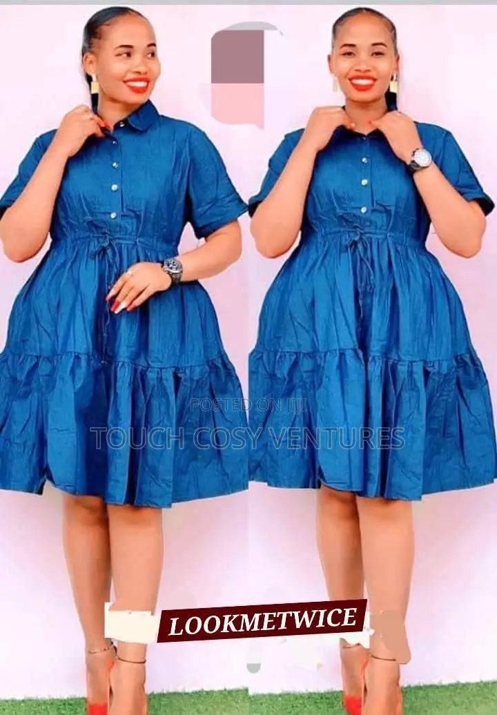 Fashionable Ladies Soft Jeans Dress