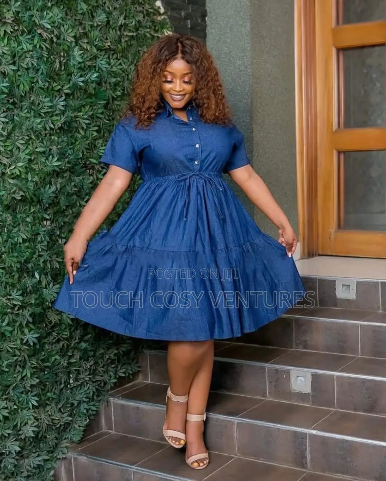 Fashionable Ladies Soft Jeans Dress