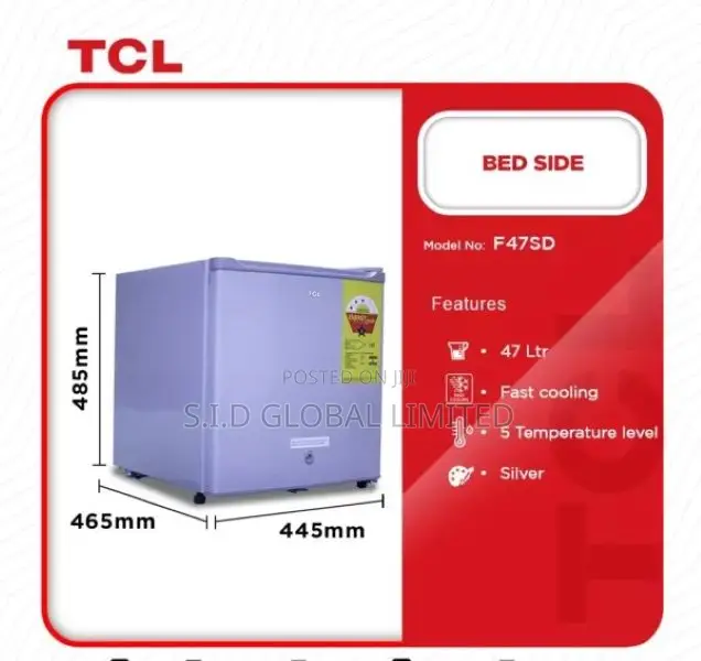 Cool Your Drinks With TCL Bedside 47l Refrigerator