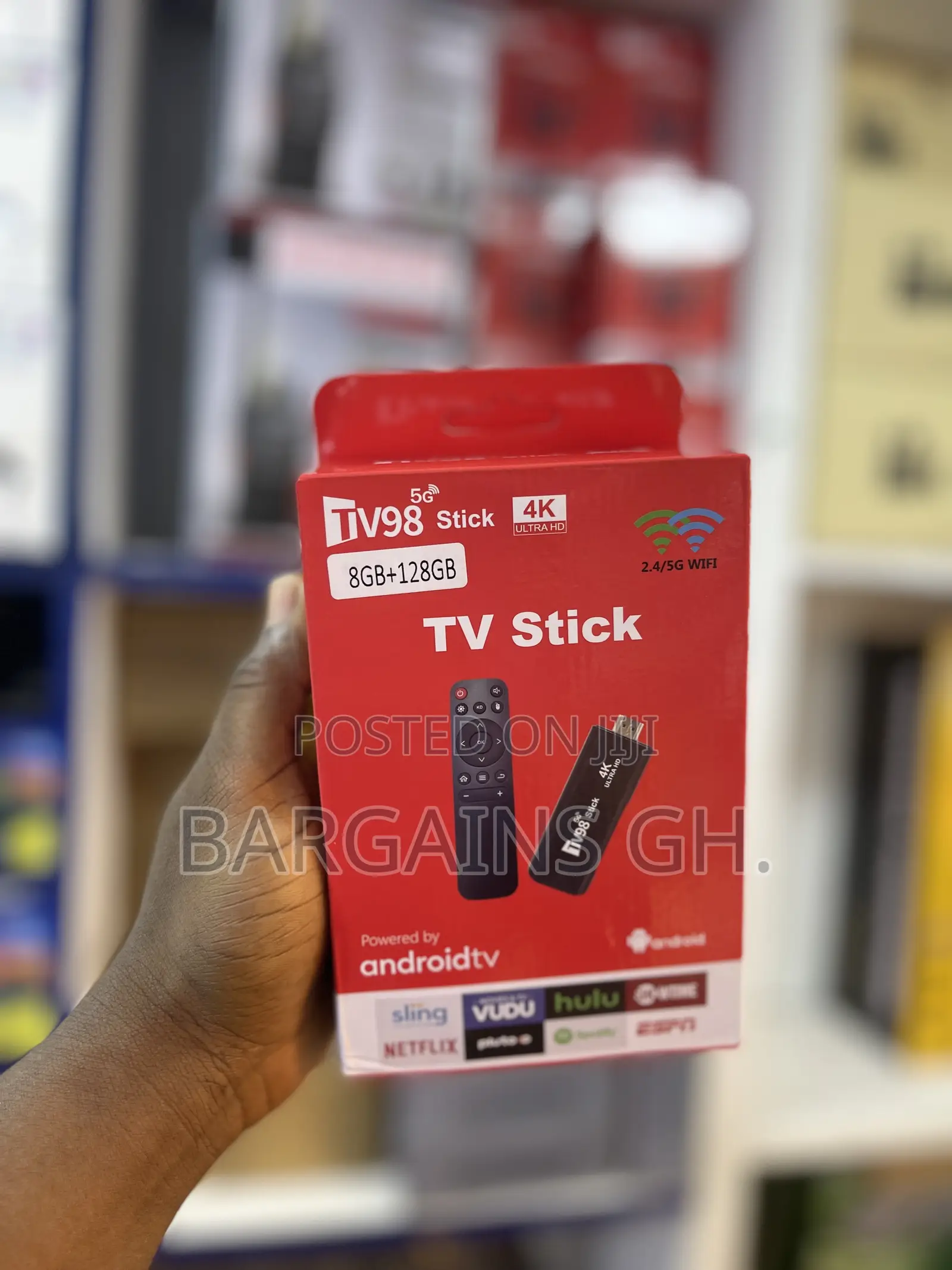 Tv98 5g Android Tv Stick Jailbroken (8gb + 128gb)
