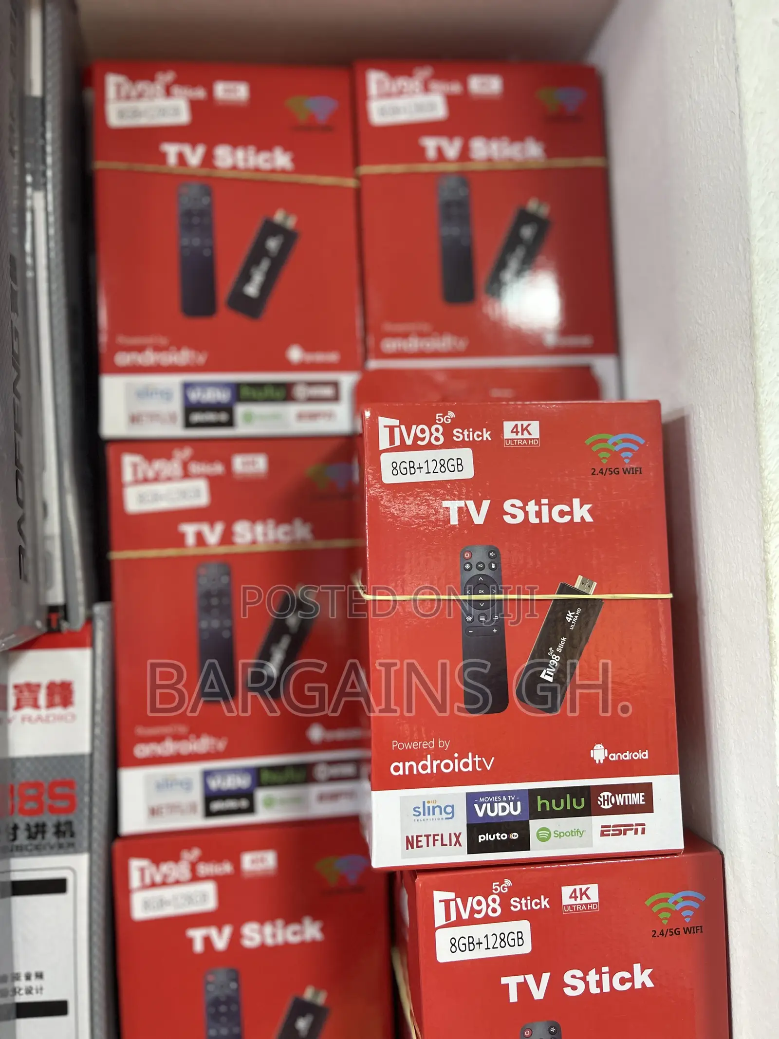 Tv98 5g Android Tv Stick Jailbroken (8gb + 128gb)