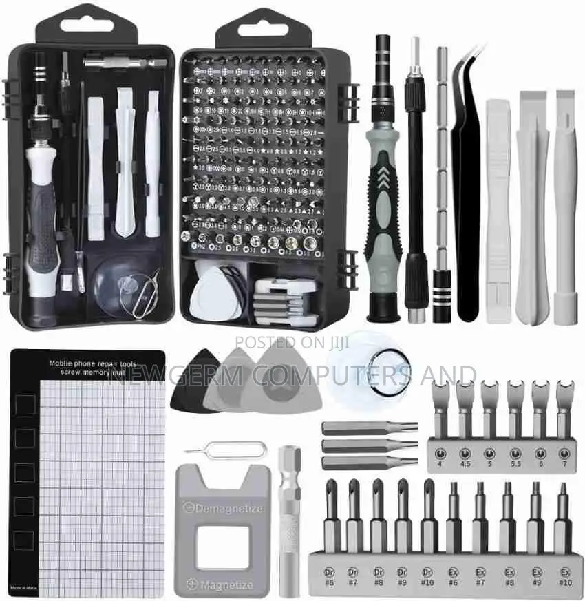 Dynamic Screwdriver Set for Laptops Phones 115pcs Toolkit