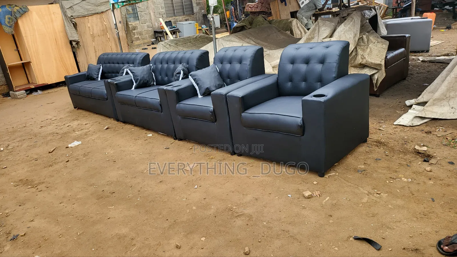 Quality Leather Sofa Set