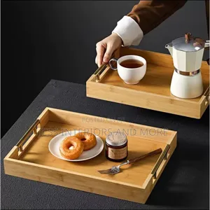 Bamboo Serving Trays 3pcs