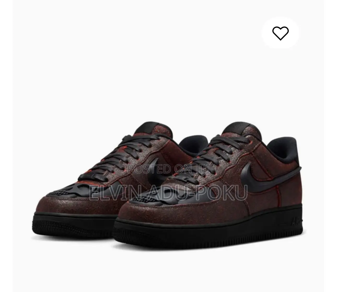 Nike Air Force 1 “Halloween Skull”