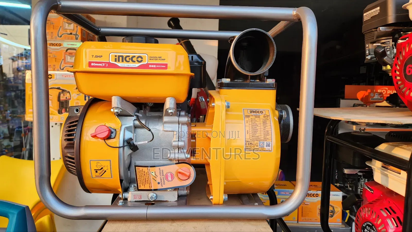 Ingco Gasoline Water Pump 3 Inches