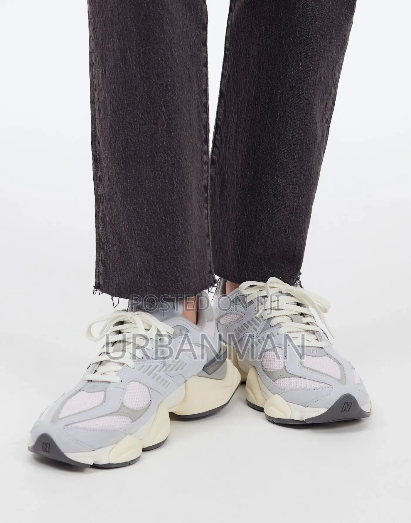 New Balance 9060 "Granite/Pink/Silver Metallic" Shoe