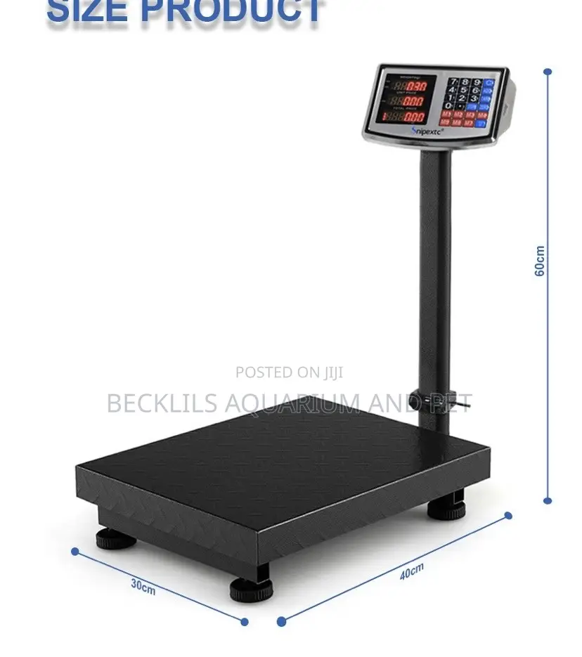 150 Kg Fordable Double Sided Led Dis Play Scale