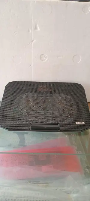 Laptop Stand Plastic (2 Big Fans, Adjustable)