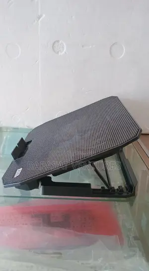 Laptop Stand Plastic (2 Big Fans, Adjustable)