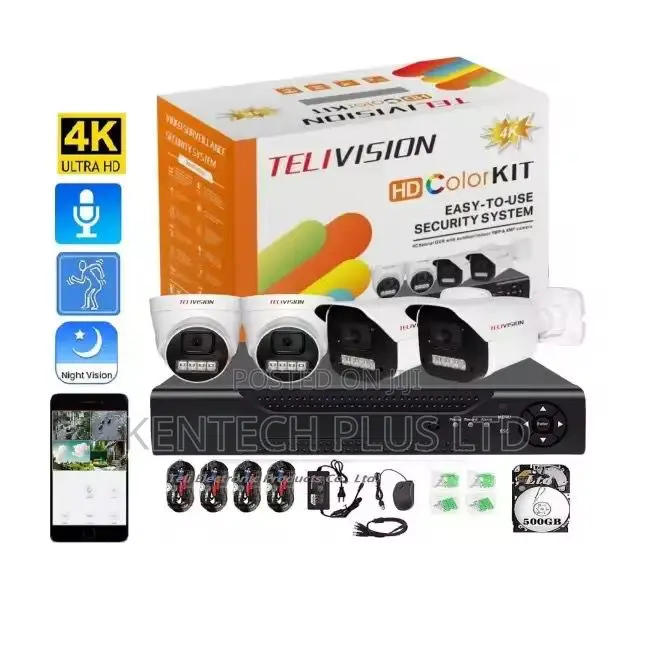 4ch Kit 5mp Full Color With Audio