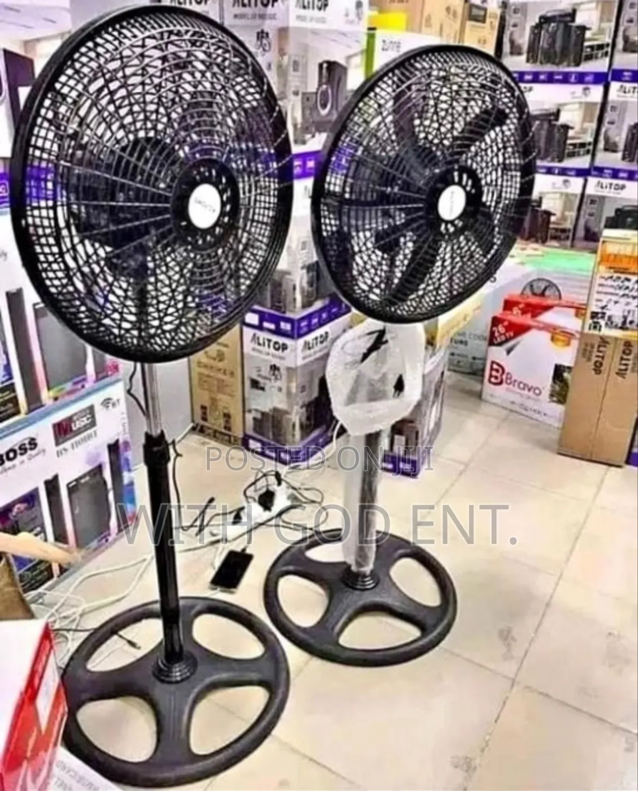 Brand New Standing Fans – Different Brands Sizes Available
