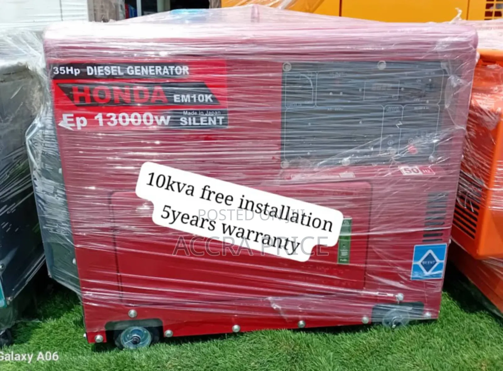 Weather Resistant Honda 10kva Diesel Generator 10kva