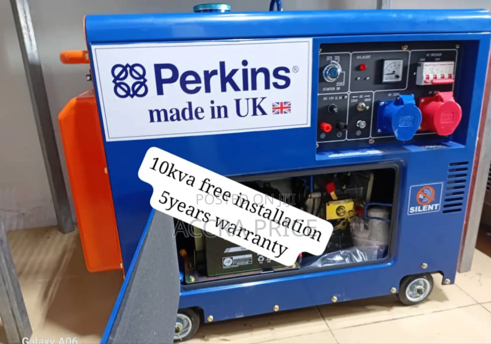 Reliable Power Stress Free Perkins 10kva Diesel 13000watts