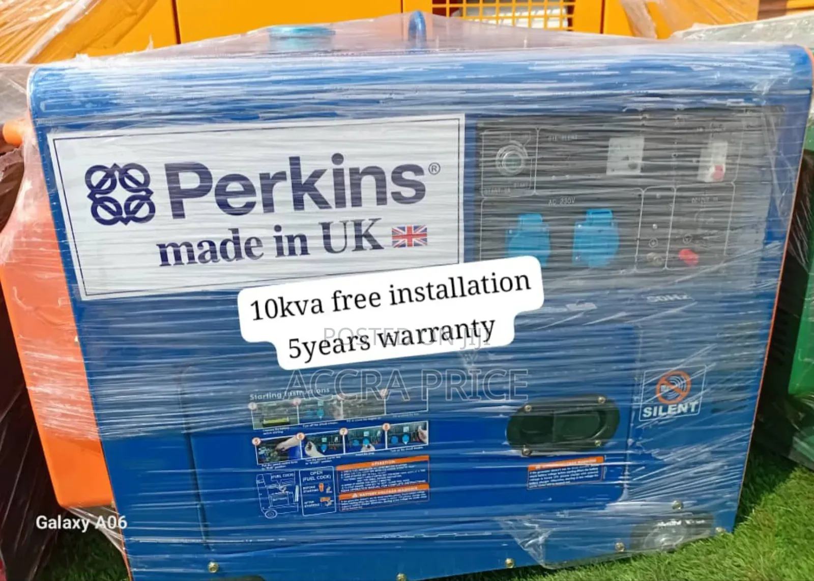 Genset for Peace Mind Perkins 10kva 13000wats Diesel