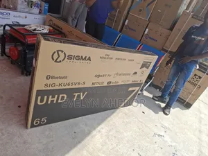 Clear Picture View of Sigma 65 Inches Smart Tv Brand New