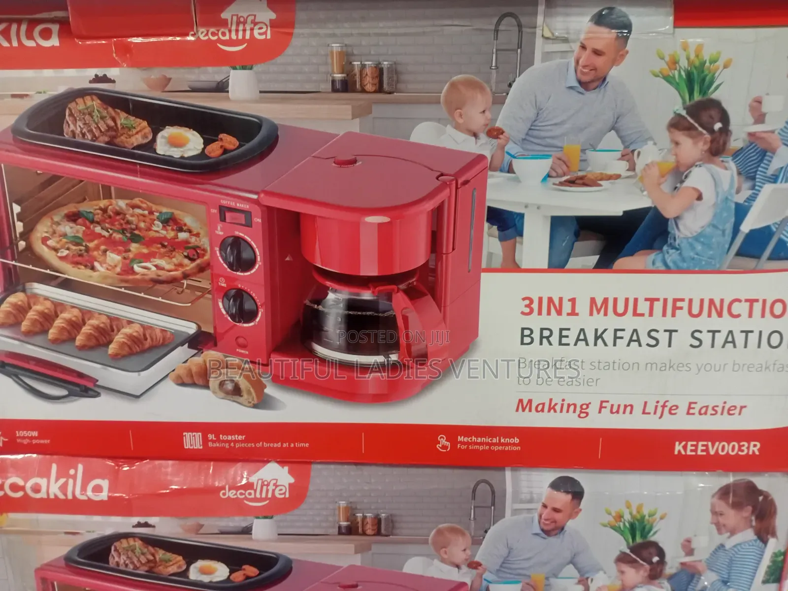 Decakila Morning Essentials - 3-in-1 Breakfast Appliance