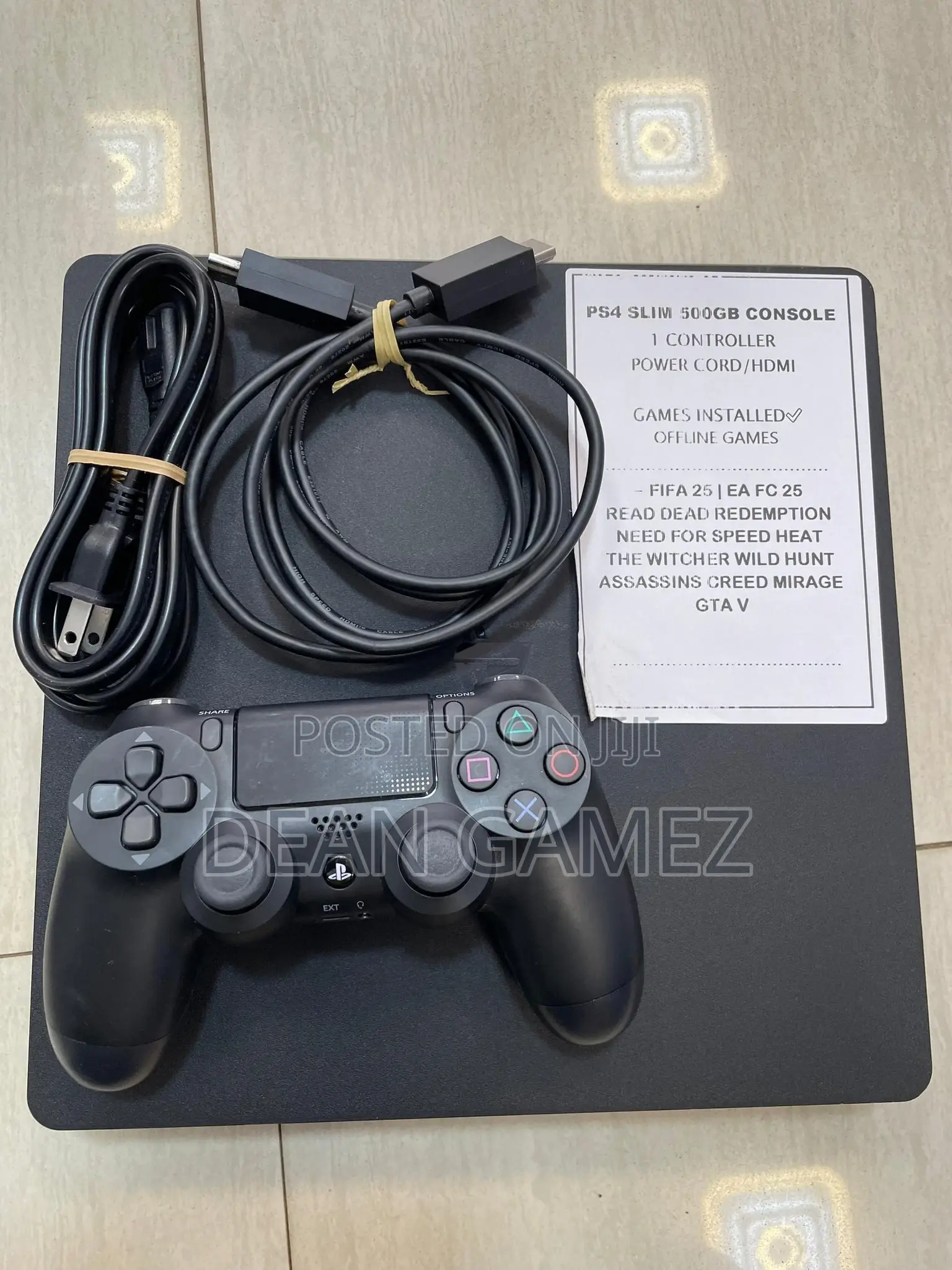 Ps4 Slim With Fc26, Gta5 and More Top Games
