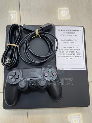 Ps4 Slim With Fc26, Gta5 and More Top Games