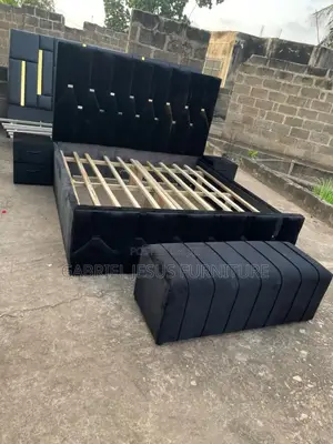 King Size Bed Frame With Drawers and Couch