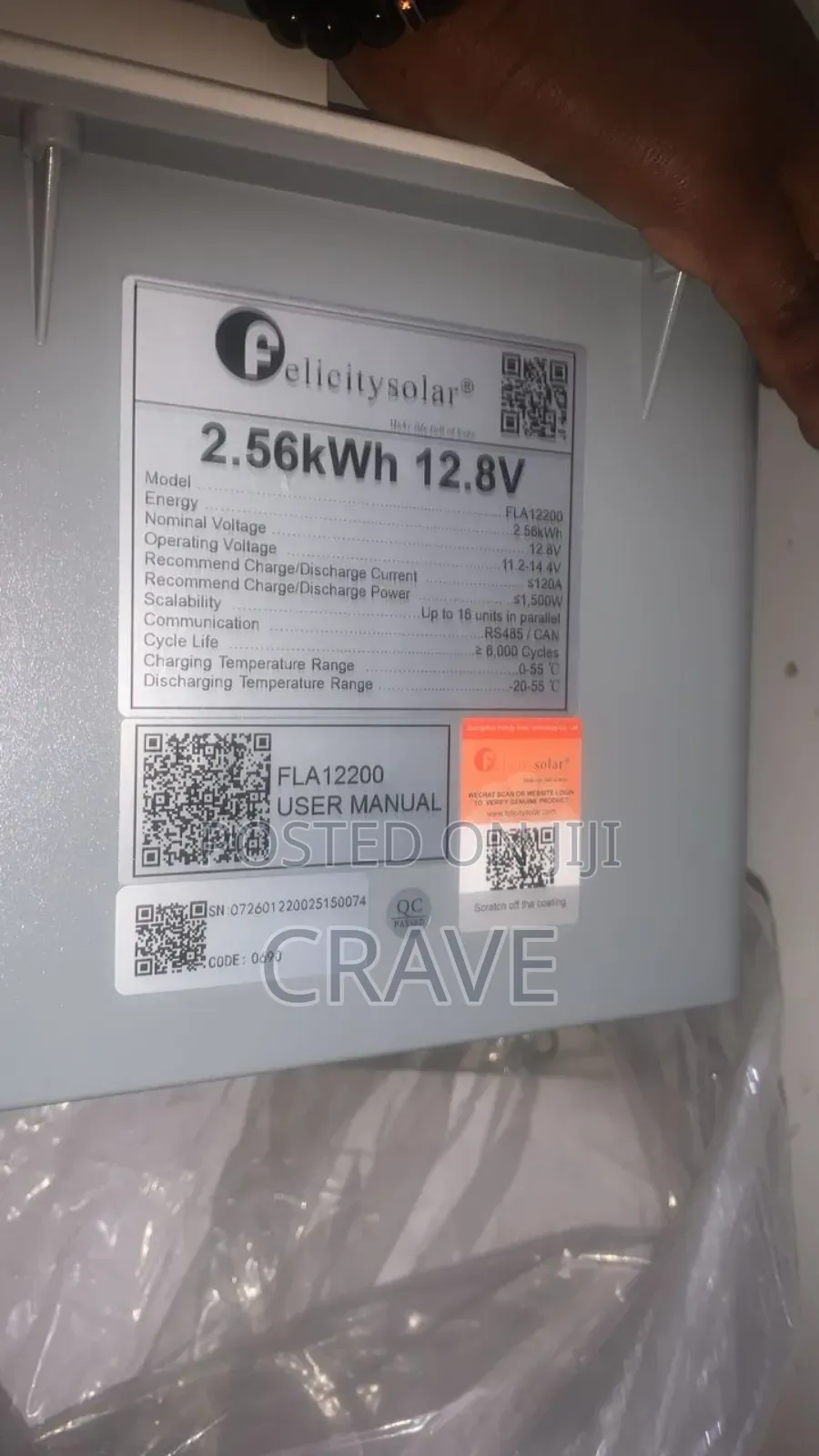 2.5kwh Solar Lithium Battery