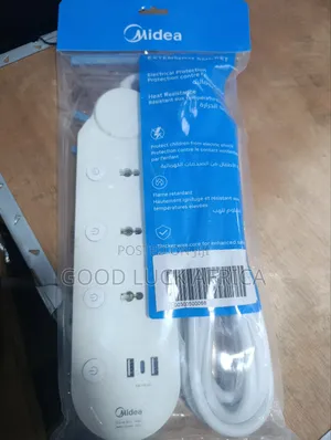 Midea 3-Gang Universal Extension Socket-Esu4k3buc-5mb1