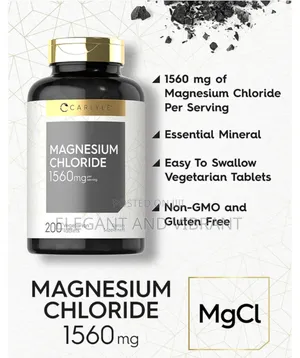 Magnesium Chloride 1560mg Per Serving | 200 Tablets