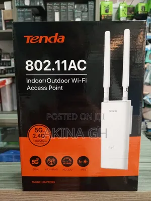 Photo - Tenda Ac1200 Outdoor Gigabit Wi-Fi Access Point (Oap1200)