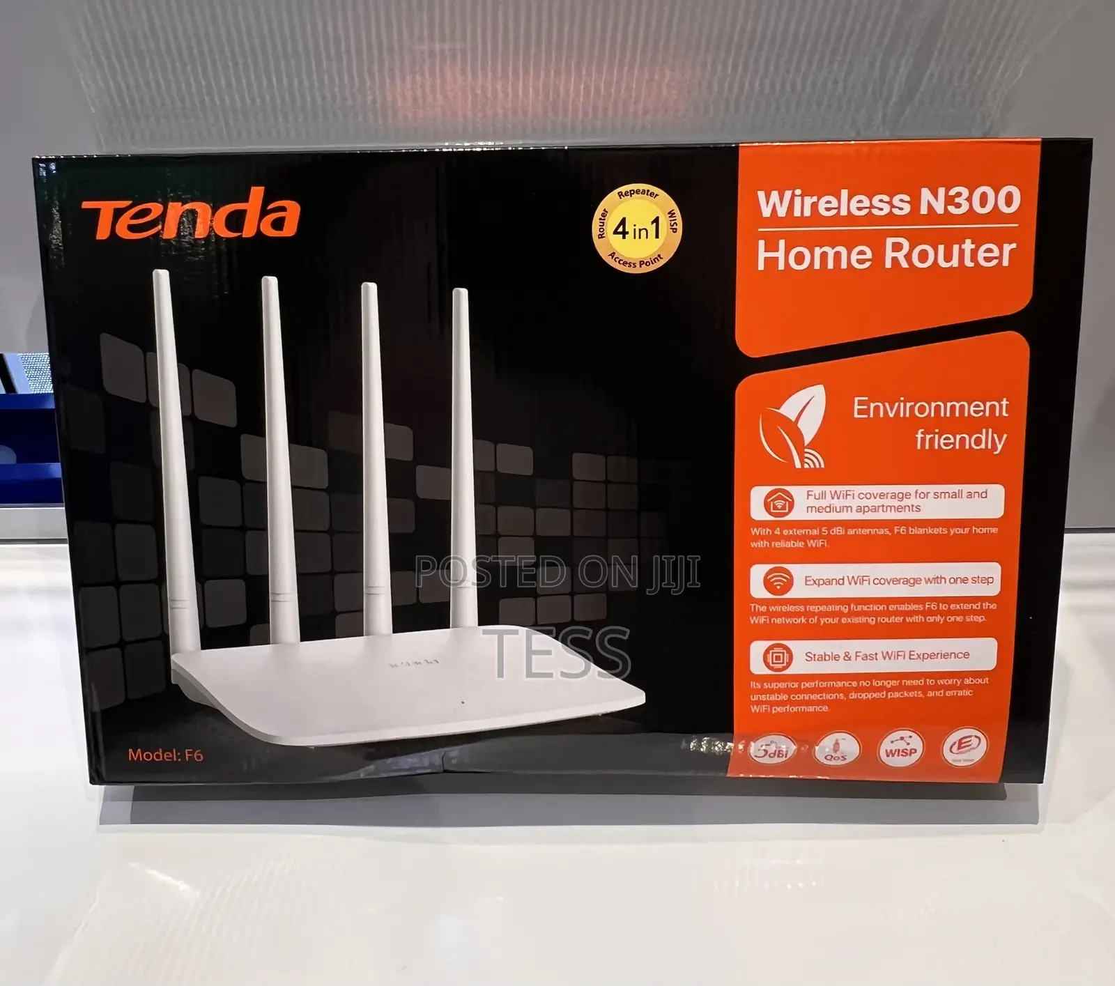 Tenda Router F6 Wireless N300 (Not a Sim Router)