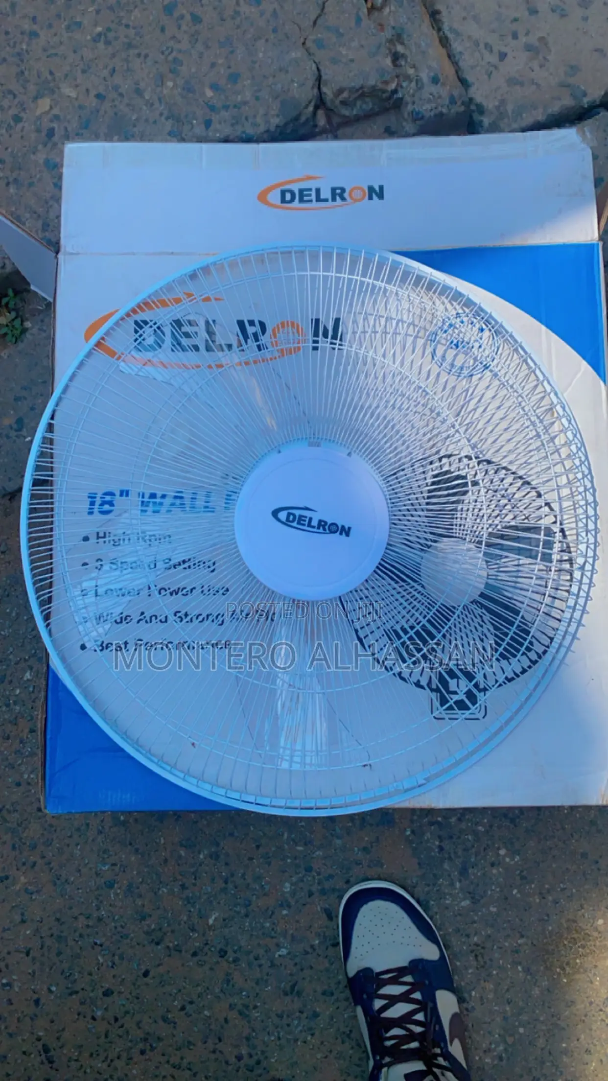 Delron 18 Inches Wall Fan
