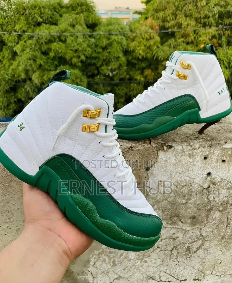 Air Jordan 12 White Green