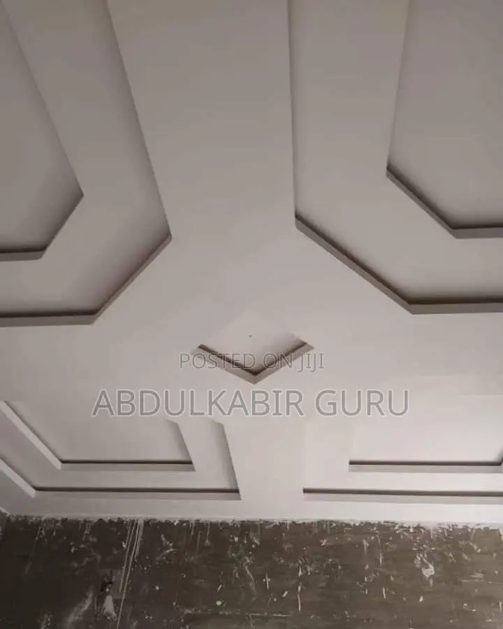 P O P Ceiling , Tv Stand and Wall Skimming