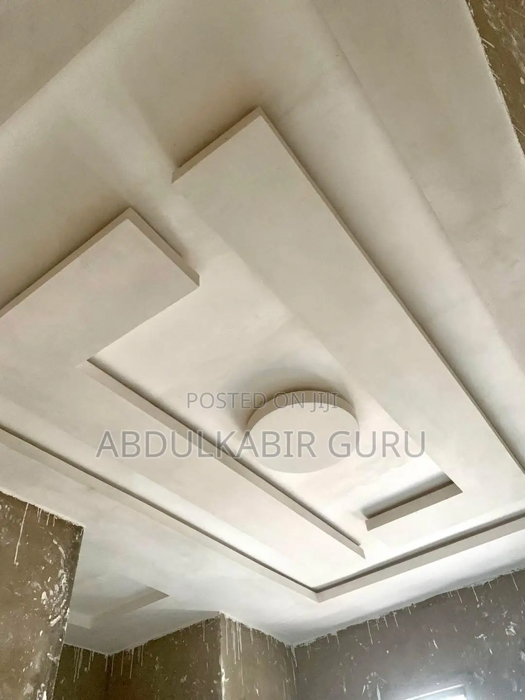 P O P Ceiling , Tv Stand and Wall Skimming