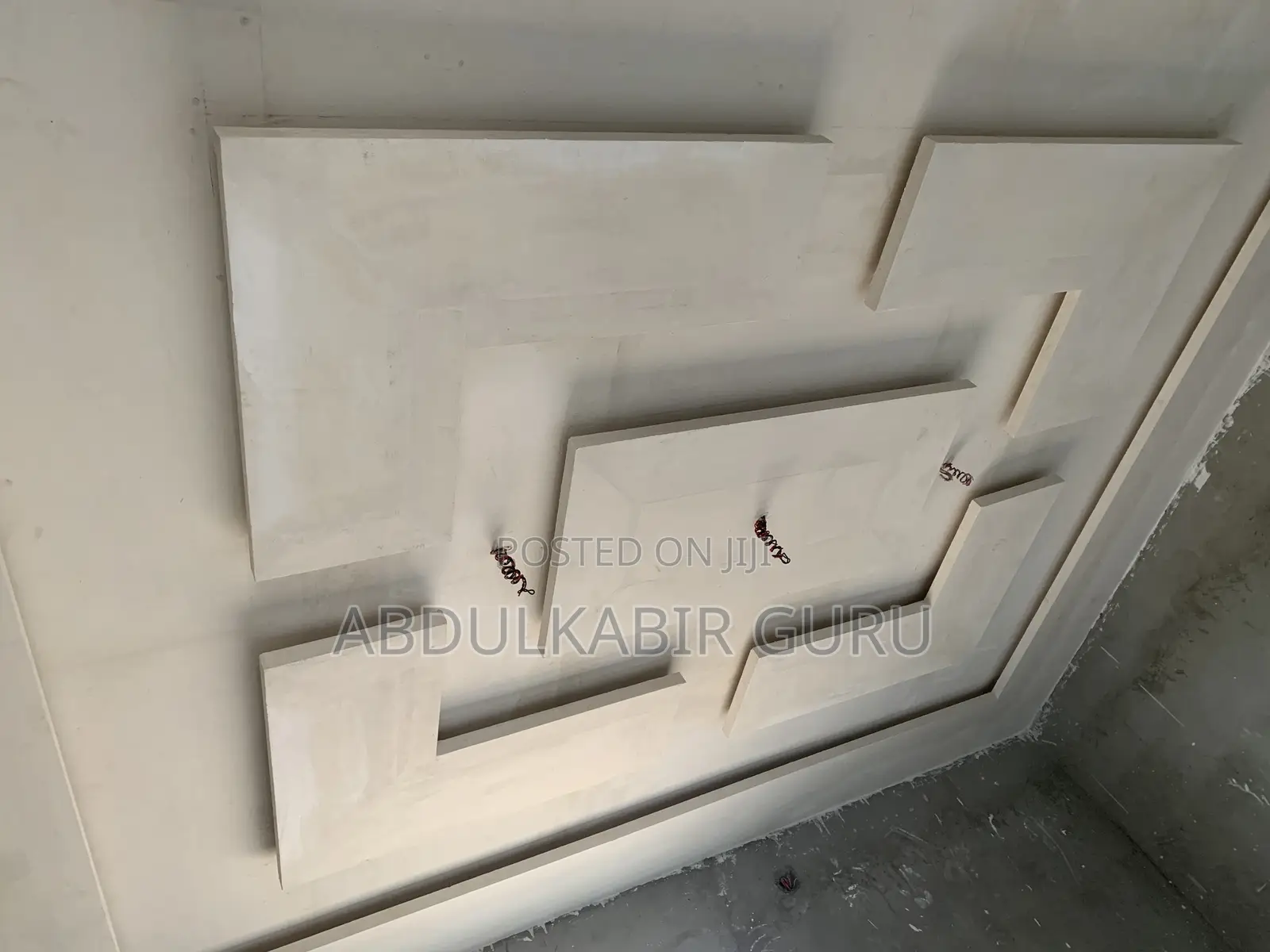 P O P Ceiling , Tv Stand and Wall Skimming